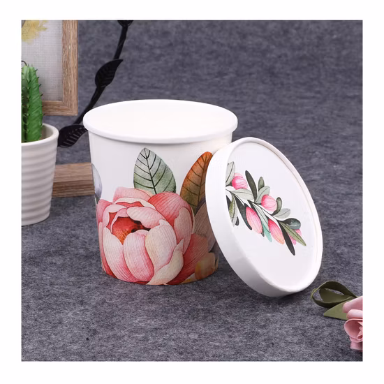 32 onças Big to Go Embalagem Sopa de Ramen Ensopados Balde de Copo de Papel