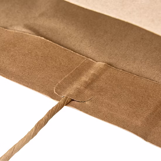 Sacos de embalagem de presente de papel personalizados para artesanato reciclado